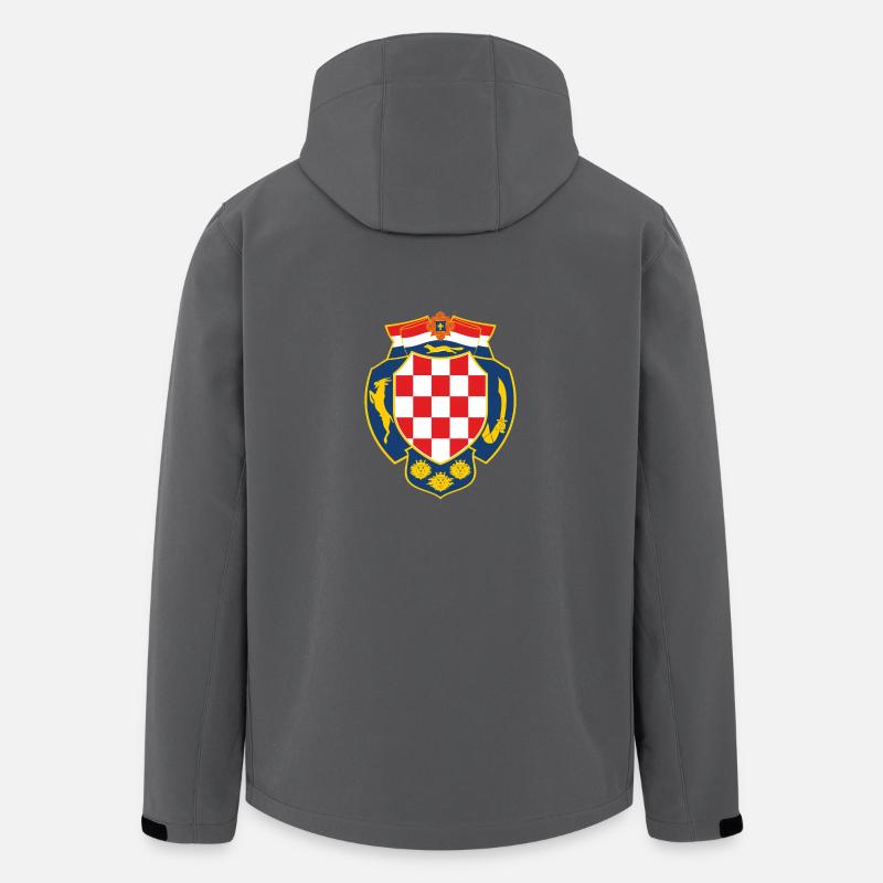 Stari Hrvatski Grb - Tomic Design - Men’s Recycled Softshell Jacket by Stanley/Stella - anthracite