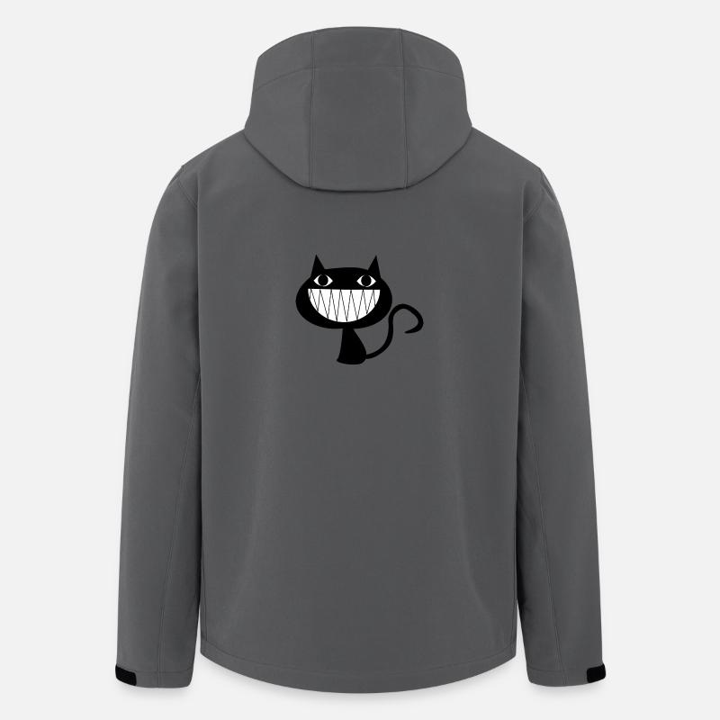 Evil cat - Men’s Recycled Softshell Jacket by Stanley/Stella - anthracite
