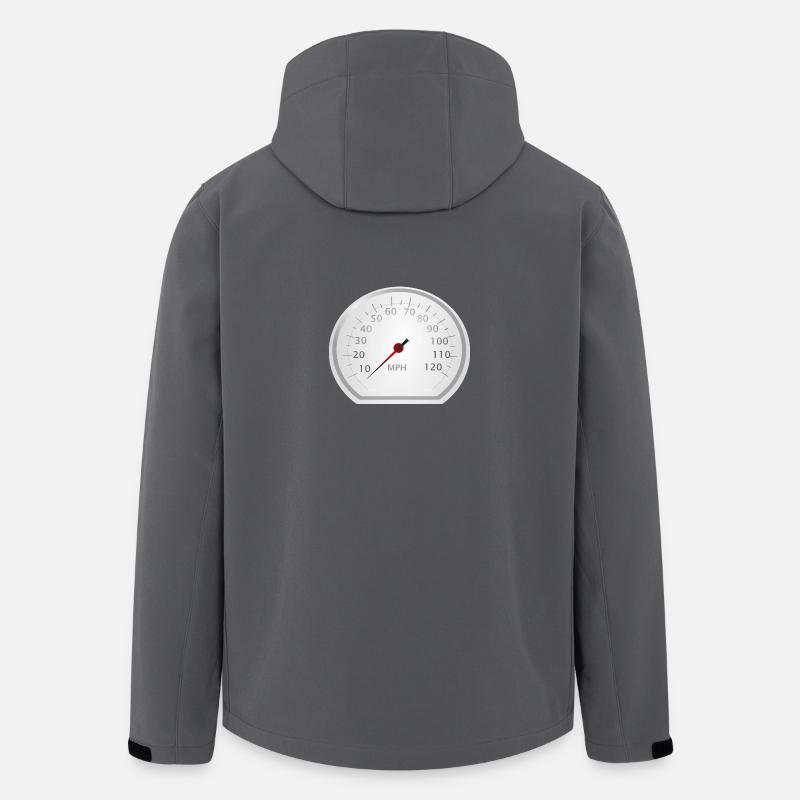 Tacho - Recycelte Männer Softshell-Jacke von Stanley/Stella - Anthrazit