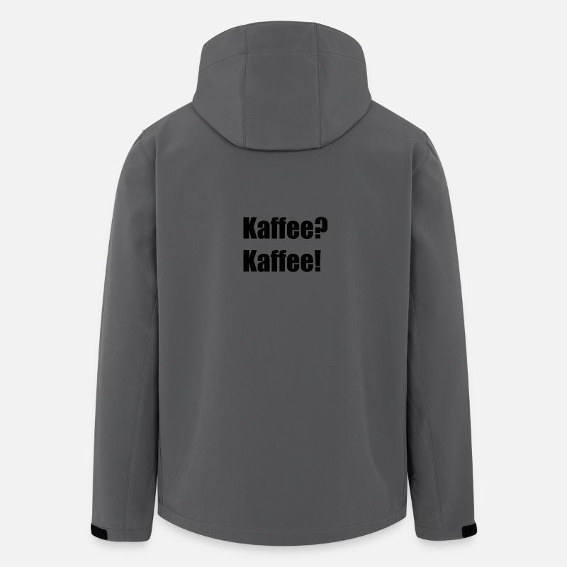 Kaffee? Kaffee! - Recycelte Männer Softshell-Jacke von Stanley/Stella - Anthrazit