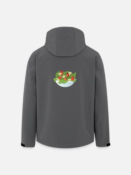 Salat - Recycelte Männer Softshell-Jacke von Stanley/Stella - Anthrazit