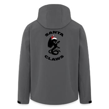 GRIFFES DU PÈRE NOËL - Veste softshell homme en polyester recyclé Stanley/Stella - charbon - Dos - AI Model Male 185 light (185cm)