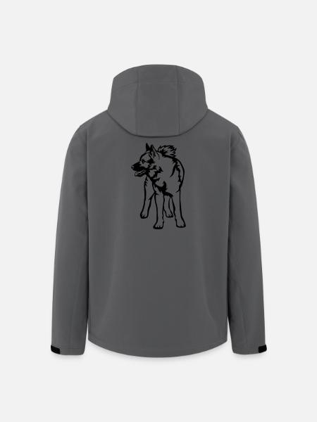 Norwegian Moose Dog - Men’s Recycled Softshell Jacket by Stanley/Stella - anthracite