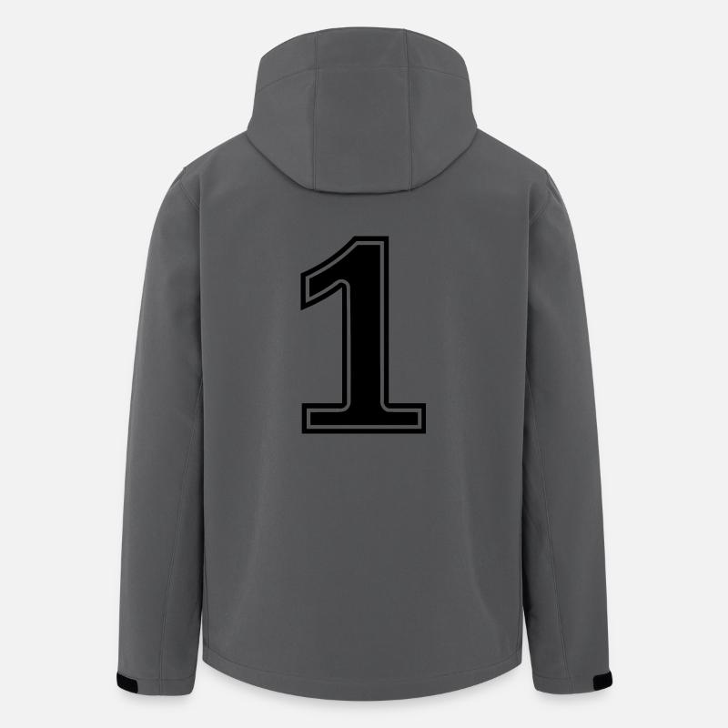 1 - Recycelte Männer Softshell-Jacke von Stanley/Stella - Anthrazit