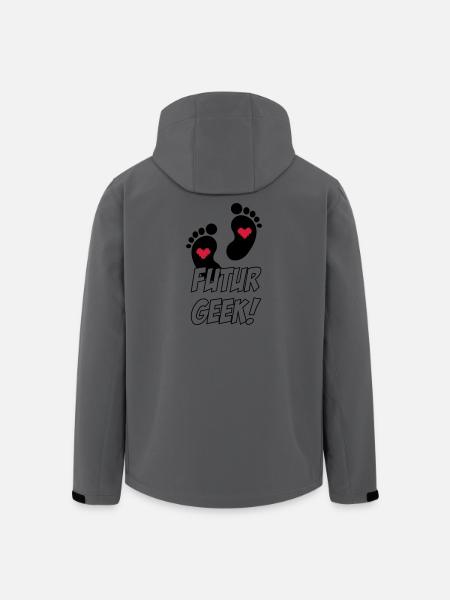 Futur Geek ! - Veste softshell homme en polyester recyclé Stanley/Stella - charbon