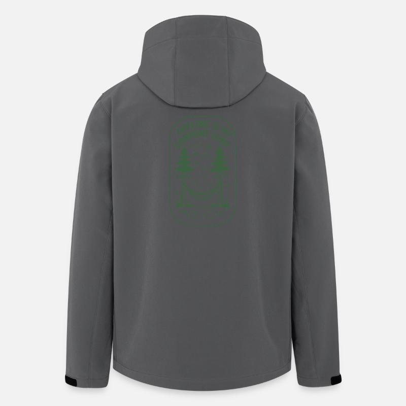 Offline Zone | Nature Slow Living - Men’s Recycled Softshell Jacket by Stanley/Stella - anthracite