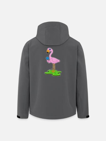 Flamingo Lutscher - Recycelte Männer Softshell-Jacke von Stanley/Stella - Anthrazit