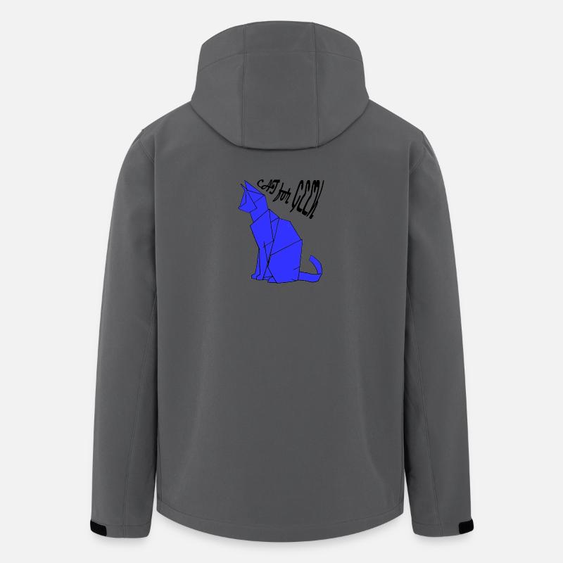 Schrödinger Cat für Geek - Recycelte Männer Softshell-Jacke von Stanley/Stella - Anthrazit