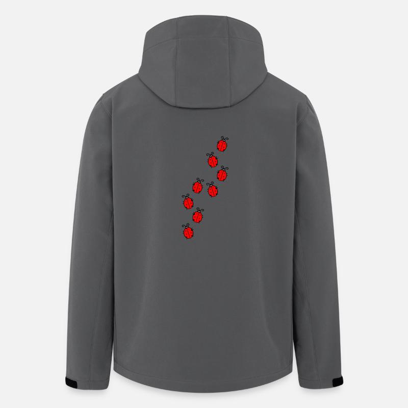 Ladybug - Men’s Recycled Softshell Jacket by Stanley/Stella - anthracite