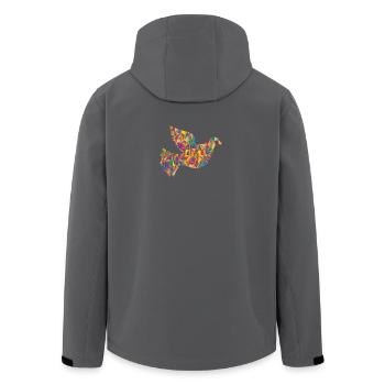 dove107 - Recycelte Männer Softshell-Jacke von Stanley/Stella - Anthrazit - Hinten - AI Model Male 185 light (185cm)