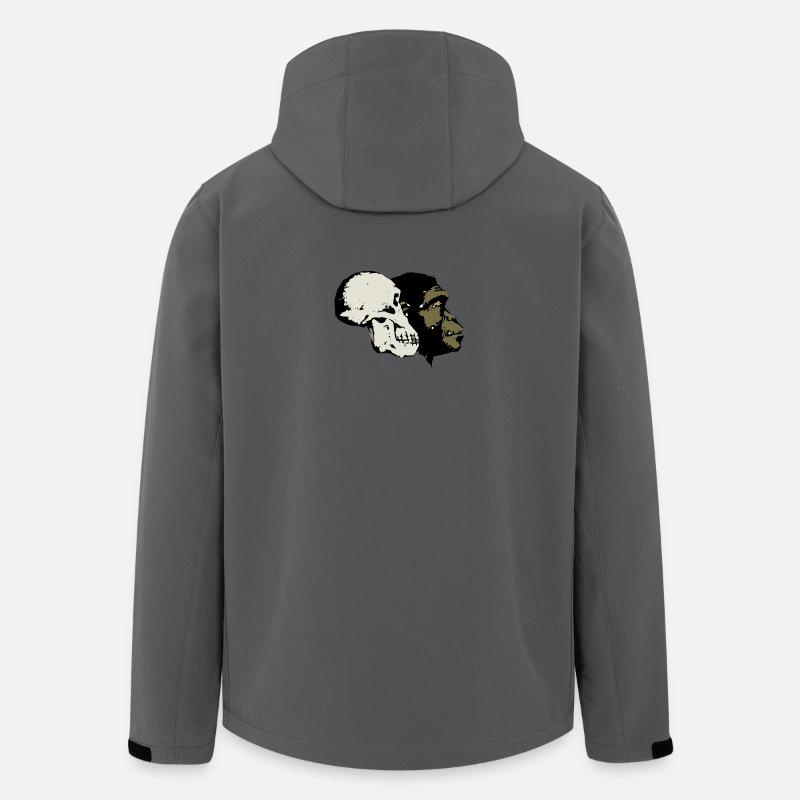 Evolution - Recycelte Männer Softshell-Jacke von Stanley/Stella - Anthrazit