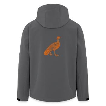 YUBO4 - Recycelte Männer Softshell-Jacke von Stanley/Stella - Anthrazit - Hinten - AI Model Male 185 light (185cm)