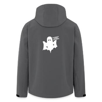 Gruseliges Halloween Kostüm Shirt Süßes Geist - Recycelte Männer Softshell-Jacke von Stanley/Stella - Anthrazit - Hinten - AI Model Male 185 light (185cm)