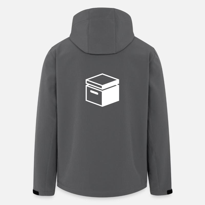 Altmodischer Archiv Ordner - Recycelte Männer Softshell-Jacke von Stanley/Stella - Anthrazit
