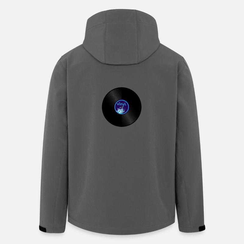 record - Veste softshell homme en polyester recyclé Stanley/Stella - charbon