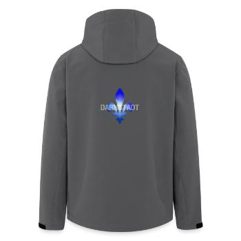 Darmstadt Shirt für Fans - Recycelte Männer Softshell-Jacke von Stanley/Stella - Anthrazit - Hinten - AI Model Male 185 light (185cm)