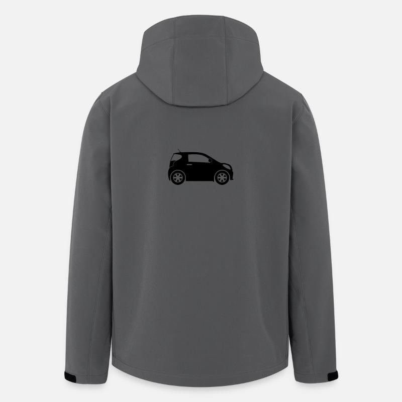 Kleine Kompaktwagen - Recycelte Männer Softshell-Jacke von Stanley/Stella - Anthrazit