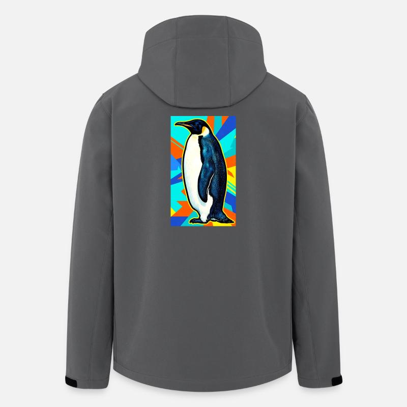 Pinguin - Recycelte Männer Softshell-Jacke von Stanley/Stella - Anthrazit