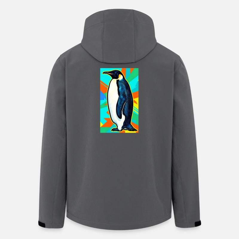 Pinguin - Recycelte Männer Softshell-Jacke von Stanley/Stella - Anthrazit