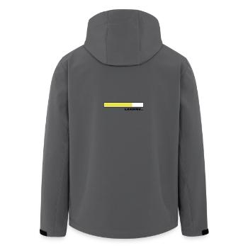 Loading... Ladebalken Status 3c - Recycelte Männer Softshell-Jacke von Stanley/Stella - Anthrazit - Hinten - AI Model Male 185 light (185cm)