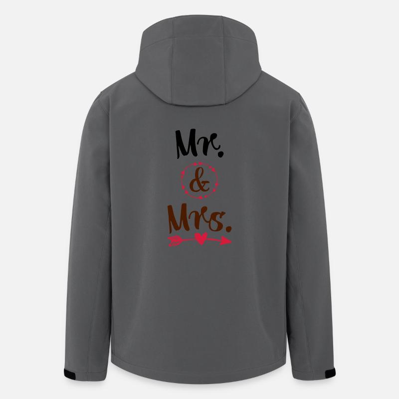 Hochzeit - Recycelte Männer Softshell-Jacke von Stanley/Stella - Anthrazit