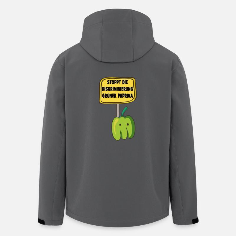paprika - Recycelte Männer Softshell-Jacke von Stanley/Stella - Anthrazit