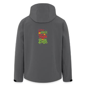 Kleine Fräulein Jingle Bells - Recycelte Männer Softshell-Jacke von Stanley/Stella - Anthrazit - Hinten - AI Model Male 185 light (185cm)