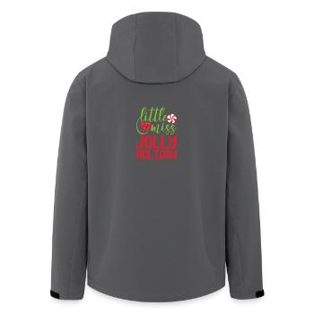 Kleine Fräulein Jolly Feiertag - Recycelte Männer Softshell-Jacke von Stanley/Stella - Anthrazit - Hinten - AI Model Male 185 light (185cm)