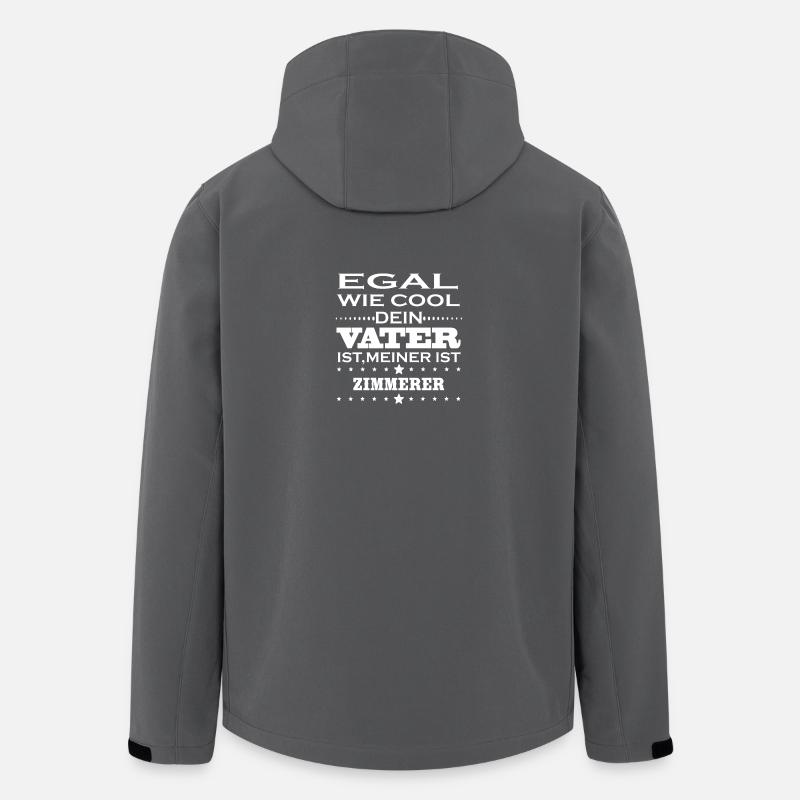 Egal cool vater ZIMMERER - Recycelte Männer Softshell-Jacke von Stanley/Stella - Anthrazit