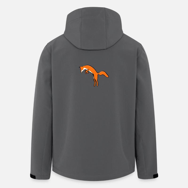 arctic fox fuchs65 - Recycelte Männer Softshell-Jacke von Stanley/Stella - Anthrazit