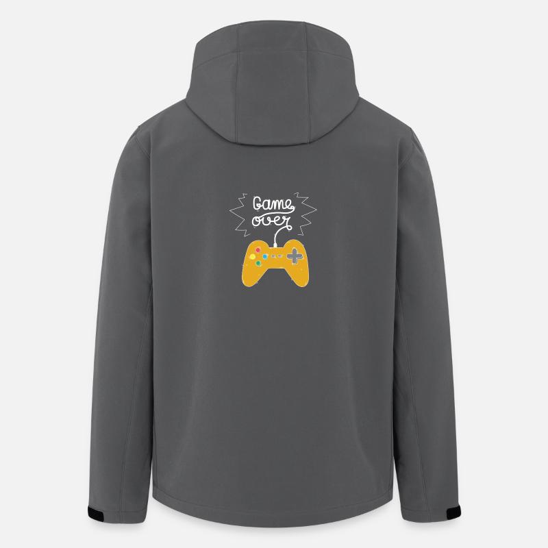 Game over! Verloren! - Recycelte Männer Softshell-Jacke von Stanley/Stella - Anthrazit