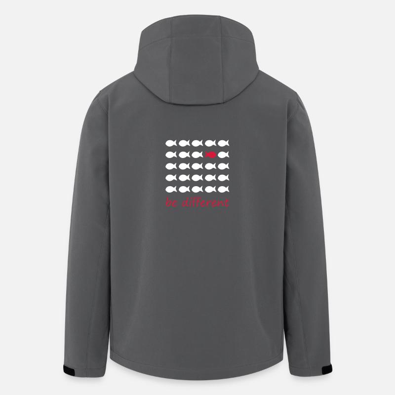 be different - Recycelte Männer Softshell-Jacke von Stanley/Stella - Anthrazit