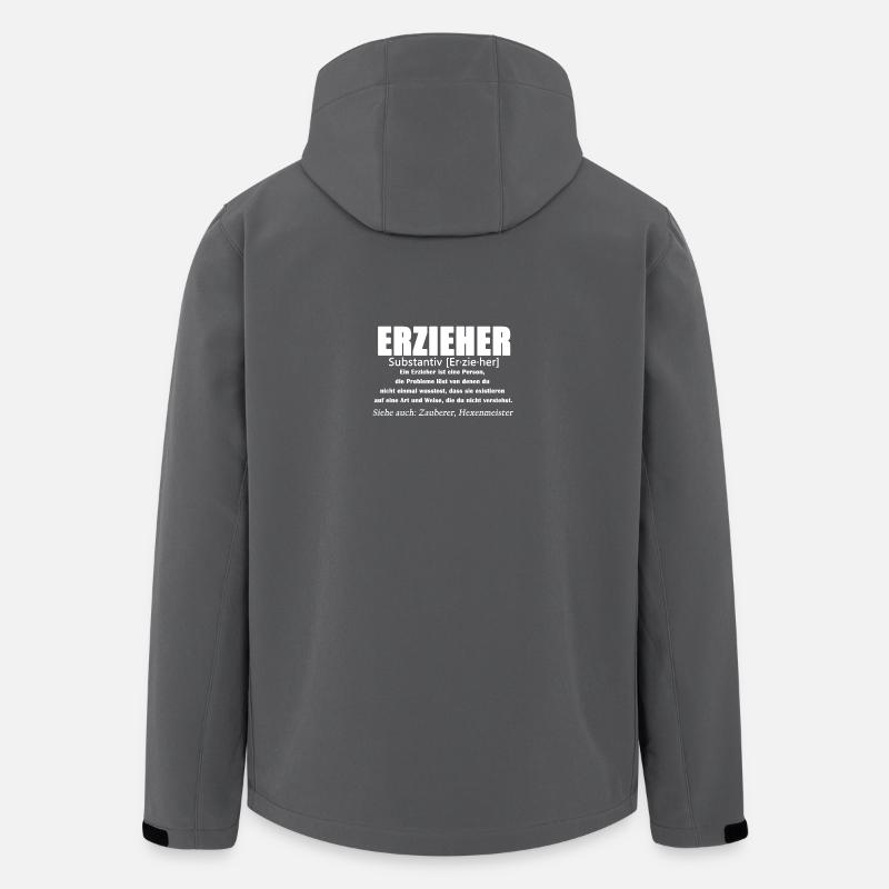 Erzieher - Erzieher Defintion - Recycelte Männer Softshell-Jacke von Stanley/Stella - Anthrazit