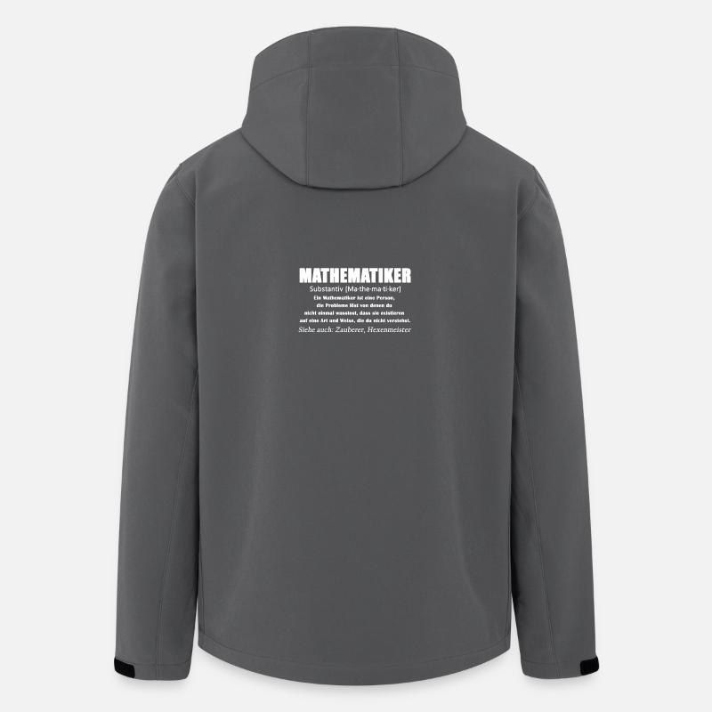 Mathematiker - Mathematiker Definition - Recycelte Männer Softshell-Jacke von Stanley/Stella - Anthrazit