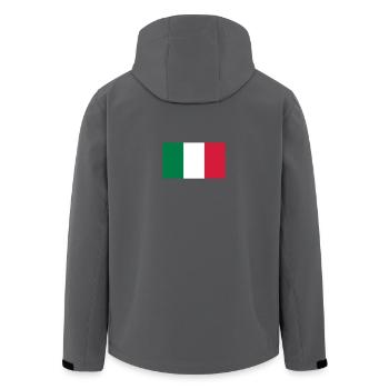 Nationalflagge von Mexiko - Recycelte Männer Softshell-Jacke von Stanley/Stella - Anthrazit - Hinten - AI Model Male 185 light (185cm)