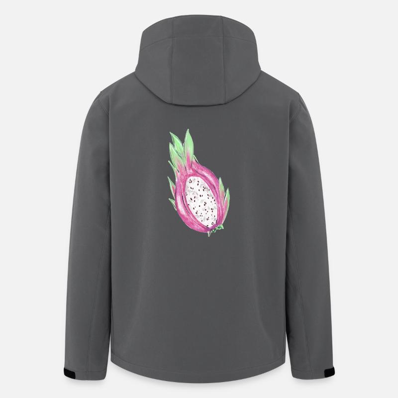 Drachenfrucht - Recycelte Männer Softshell-Jacke von Stanley/Stella - Anthrazit