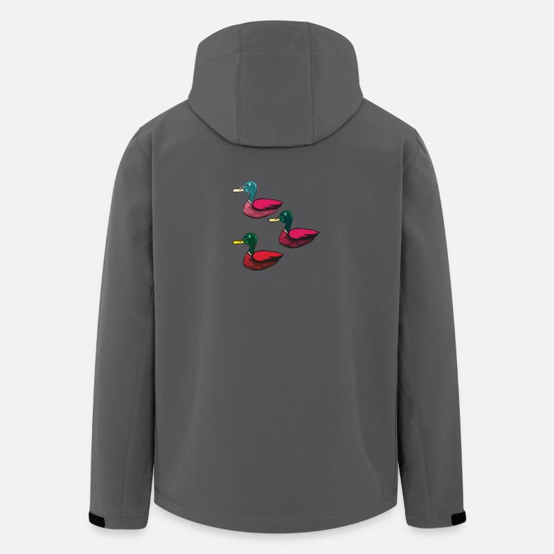 Canards pack de trois - Veste softshell homme en polyester recyclé Stanley/Stella - charbon