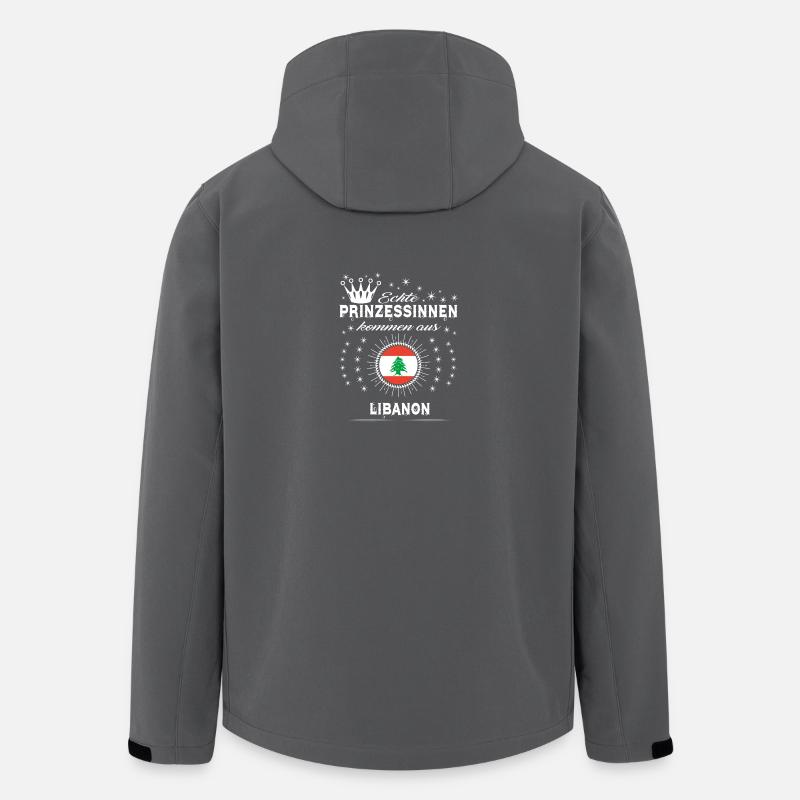 Heimat Prinzessinnen kommen LIBANON - Recycelte Männer Softshell-Jacke von Stanley/Stella - Anthrazit