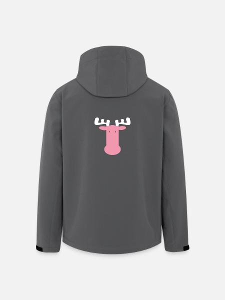 ELCH - MOOSE - Recycelte Männer Softshell-Jacke von Stanley/Stella - Anthrazit