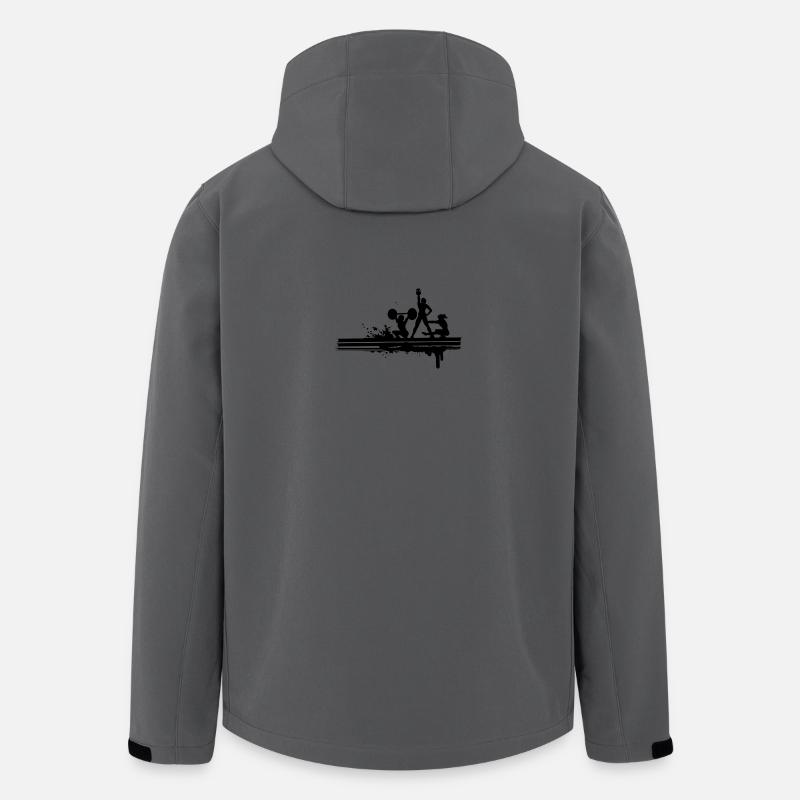 FITNESS - Recycelte Männer Softshell-Jacke von Stanley/Stella - Anthrazit