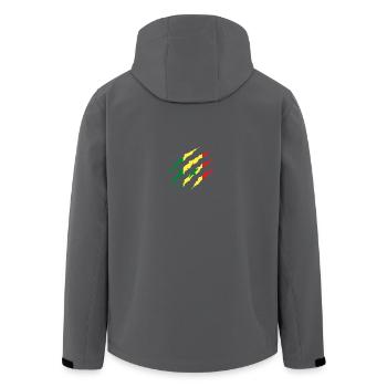 Claw Klaue Laender Senegal png - Recycelte Männer Softshell-Jacke von Stanley/Stella - Anthrazit - Hinten - AI Model Male 185 light (185cm)