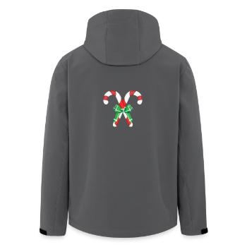 christma s206 - Recycelte Männer Softshell-Jacke von Stanley/Stella - Anthrazit - Hinten - AI Model Male 185 light (185cm)