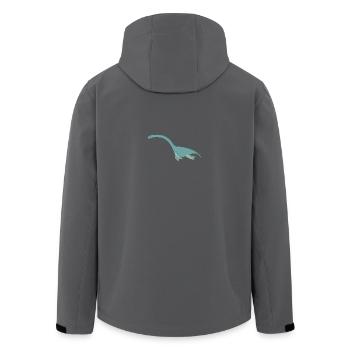 Lustig Comic Nessie Monster Geschenk Dinosaurier - Recycelte Männer Softshell-Jacke von Stanley/Stella - Anthrazit - Hinten - AI Model Male 185 light (185cm)