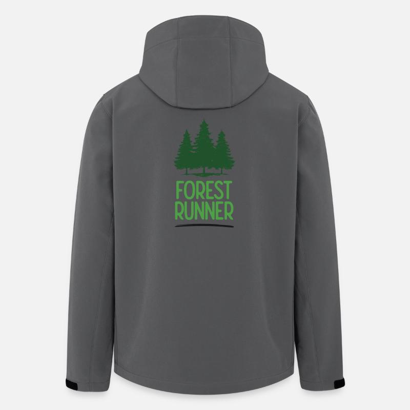 Forest Runner - Men’s Recycled Softshell Jacket by Stanley/Stella - anthracite