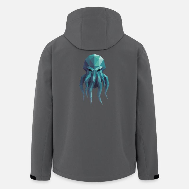 C'thulhu - Cooles Lovecraft Logo - Recycelte Männer Softshell-Jacke von Stanley/Stella - Anthrazit