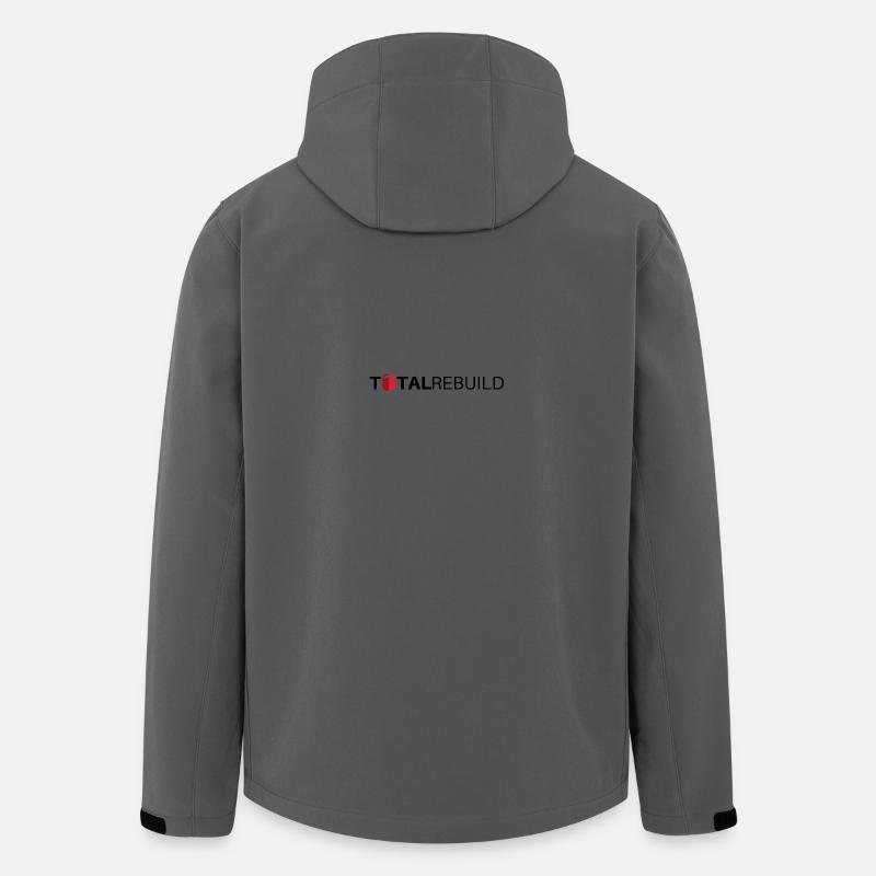 TR Lang Schwarz - Recycelte Männer Softshell-Jacke von Stanley/Stella - Anthrazit