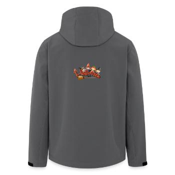 Glückliche Halloween-Hexe - Recycelte Männer Softshell-Jacke von Stanley/Stella - Anthrazit - Hinten - AI Model Male 185 light (185cm)