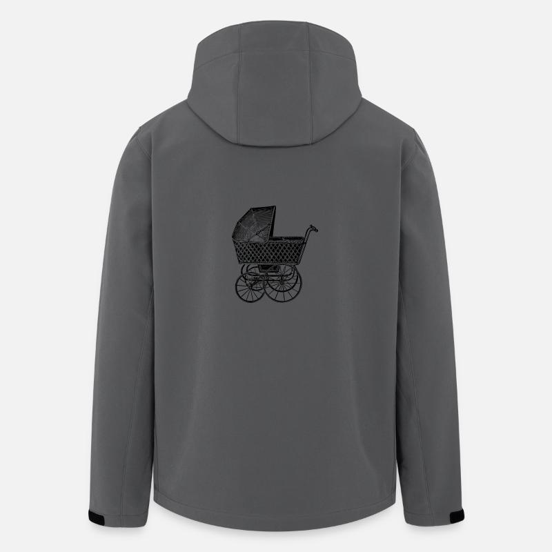 Kinderwagen - Recycelte Männer Softshell-Jacke von Stanley/Stella - Anthrazit