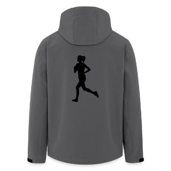 RedSunshineFitness - Running Woman - Veste softshell homme en polyester recyclé Stanley/Stella - charbon - Dos - AI Model Male 185 light (185cm)