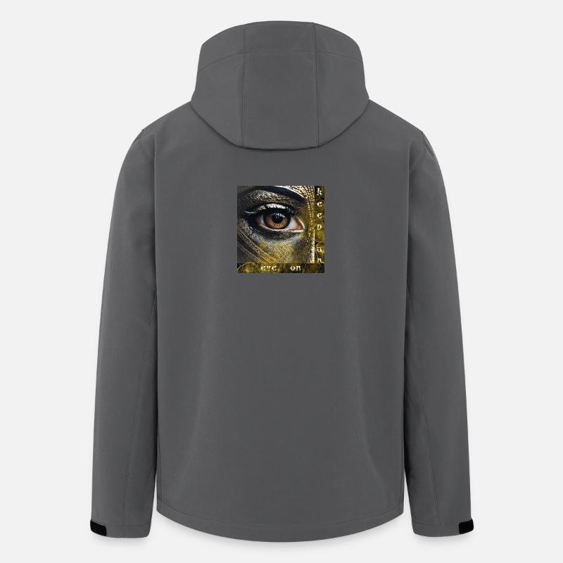 keep an eye on - Beobachtungsmodus - Recycelte Männer Softshell-Jacke von Stanley/Stella - Anthrazit